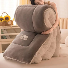 New Silk Cotton Quilt Winter Quilt and Cotton Quilt Are Thickened To Keep Warm Winter Single and Double Duvet with Plush Core