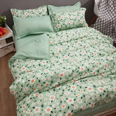 Tulips Duvet Cover Set with Flat Sheet Pillowcases Fashion Twin Double Queen Size Bed Linen Soft Boys Girls Bedding Kit