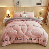 Autumn and Winter Double Face Quilt Snow Velvet Milk Velvet Winter Quilt Thickened Quilt Core Single Double Bedding