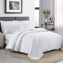 3 Piece Double Bed Quilt Lightweight Soft Full Size Velvet Duvet Cover King Queen Bed Sheet Set