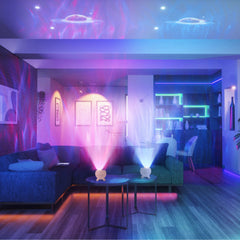 Round Orb Aurora Night Sky Projector