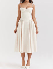 Samaria Corset Midi Sundress