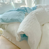 Fashion Bedding Set Home King Size Textile Bed Comforter Set Skin Friendly Fabric Duvet Cover Quilt Cover Pillowcase Bed Linen