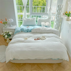 Fashion Bedding Set Home King Size Textile Bed Comforter Set Skin Friendly Fabric Duvet Cover Quilt Cover Pillowcase Bed Linen