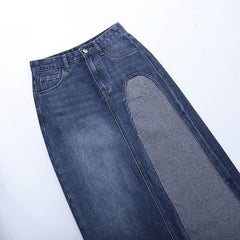 High Waist Split Maxi Skirt