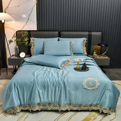 Queen Quilt Bedding Set - Lightweight Summer Quilt Full/Queen Bedspreads Queen Size- Bedding Coverlets for All Seasons