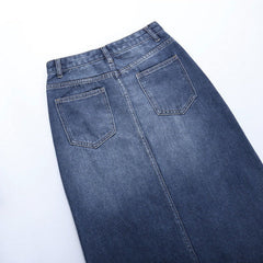 High Waist Split Maxi Skirt