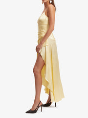 Sorella Midi Dress In Canary Yellow