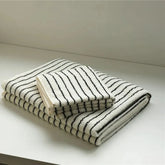 Striped Cotton Terry Towel