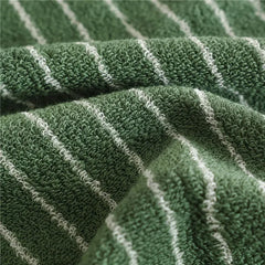 Striped Cotton Terry Towel