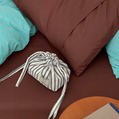 Vintage Striped Bedding Set