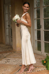 inostorâ„?Elegant Silk Gown Long Dress