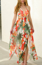 inostorâ„?Tie-Up Maxi Dress