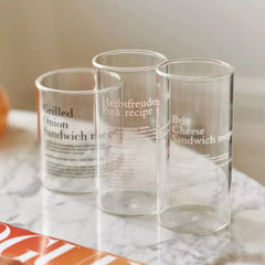 Coffee Tumbler Glass