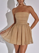 inostorâ„?Sequin Bow Strapless Mini Dress