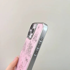 Pink Angel Bunny iPhone Case