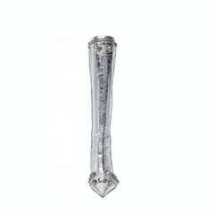 Silver Cagole High Fashion buckles Knee High Boots