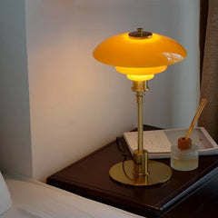 Bauhaus Orange Lamp