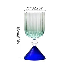 Colorful Cocktail Glass