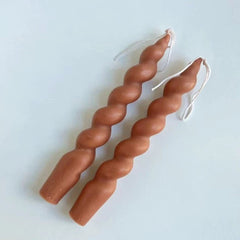 2 pc Spiral Candles