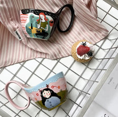 2 pcs Set Ceramic Coffee Mugs