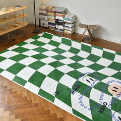 Retro Checkerboard Rug