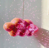 Pink Cloud Disco Ball