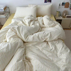 Coastal Stripes Duvet Cover - Pink