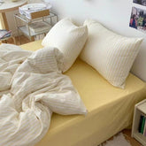 Coastal Stripes Bedding Set - Yellow