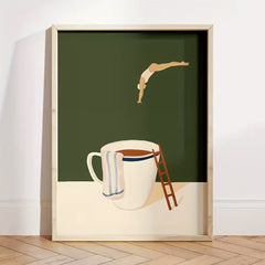 Retro Coffee Poster