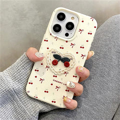 Cherry Bow iPhone Case