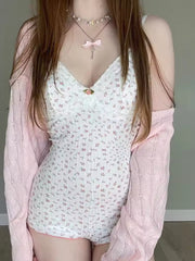 Coquette Floral Lace Bodysuit