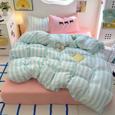 Pastel Stripe Bedding Set
