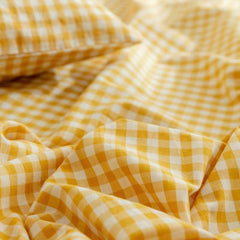 Cotton Gingham Sheet Set - 7 colors