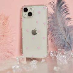 Pink Hearts iPhone case