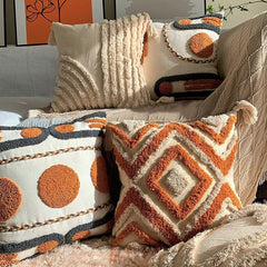 Boho Cozy Pillow Cover