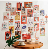 Japanese Vintage Wall Collage Postcards