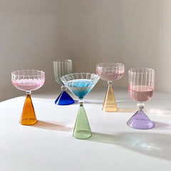 Colorful Cocktail Glass