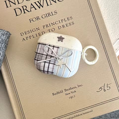 Preppy Plaid Bow AirPods Case