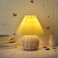 Pleated Table Lamp