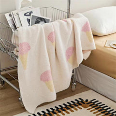 Cute Ice Cream Blanket