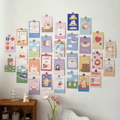 Cute Pastel Postcards Set