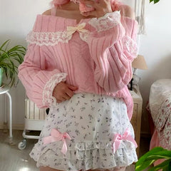 Coquette Pink Sweater