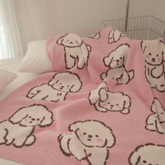 Cutie Bichon Diary Blanket