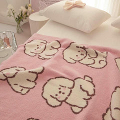 Cutie Bichon Diary Blanket