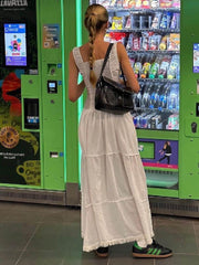 inostorâ„?Square Neck Sleeveless Slim Fit Midi Dress