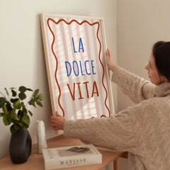 La Dolce Vita Quote Poster