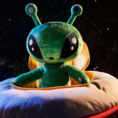 Green Big-Eyed Alien Plush