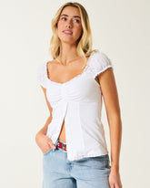 Cottagecore Chic Puff Sleeve Blouse