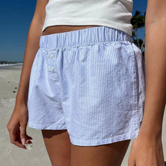 Striped Pajama Shorts